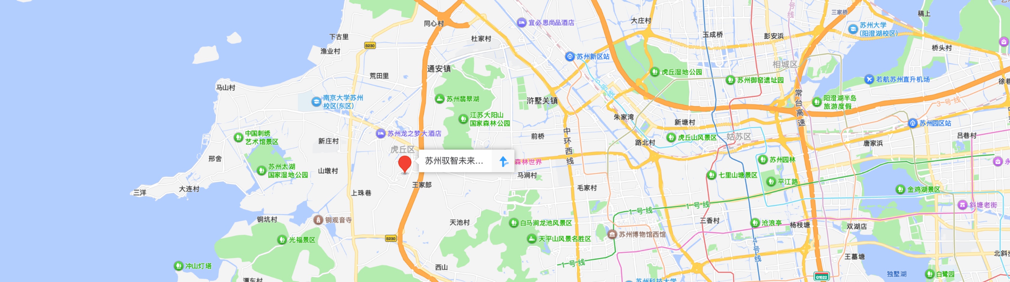 苏州高新区华佗路地图位置